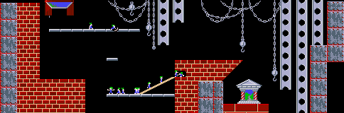 Overview: Oh no! More Lemmings, Amiga, Wicked, 14 - The Lemming Learning Curve